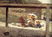 Winslow Homer To look after a child Sweden oil painting artist